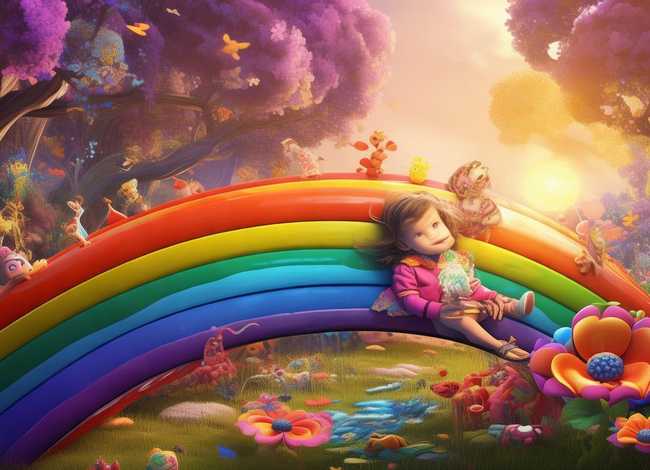 童话故事儿童主题画 儿童童话故事主题画