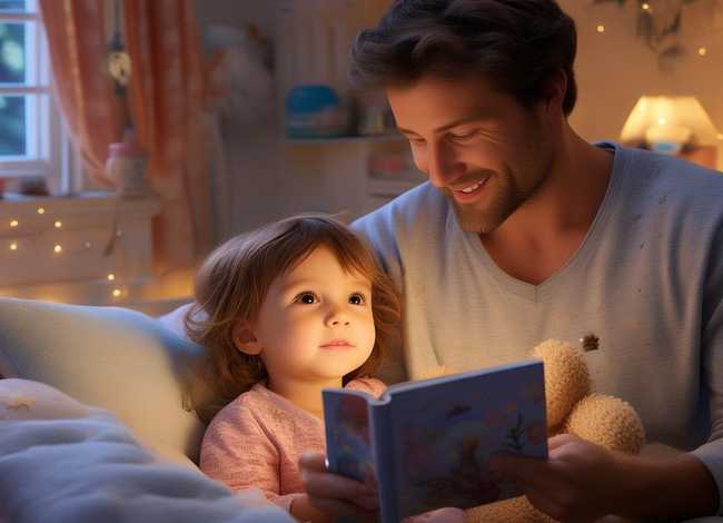 宝宝故事爸爸讲；爸爸给宝宝讲睡前故事
