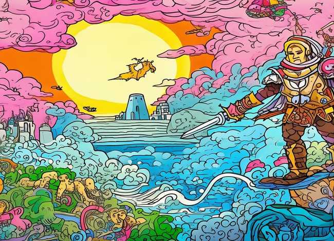 欧洲神话故事手抄报四年级（欧洲神话故事手抄报四年级上册）