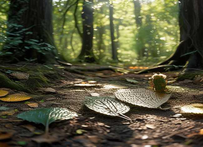 树叶故事画 - 树叶画讲故事