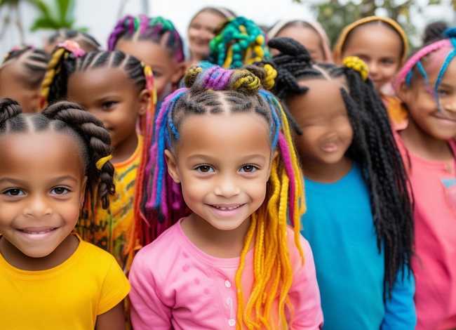 6～12岁儿童编发教程；6～12岁儿童编发教程超好看