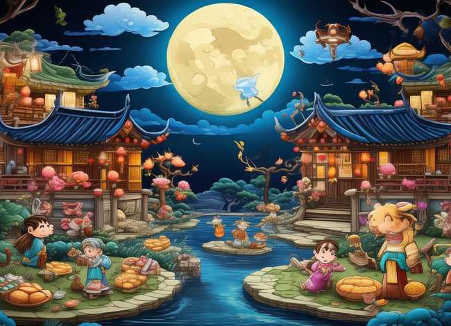 中秋节传说10个小故事，中秋节传说10个小故事视频