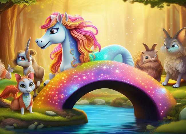 儿童故事彩虹的朋友文字 - 彩虹的故事文字版