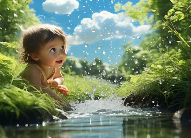 关于水循环的儿童故事 - 讲一个有关水循环的故事