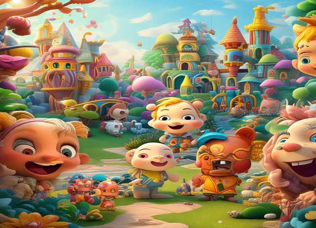 儿童故事的卡通图片，儿童卡通故事图片