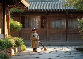 三顾茅庐书童轻扫庭院有什么讲究，三顾茅庐书童台词