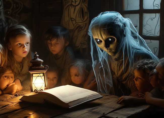 儿童鬼传说故事直播；小儿鬼故事