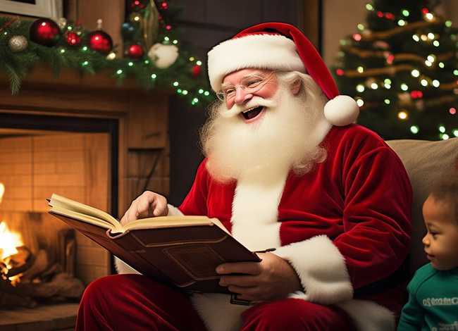 圣诞老人讲故事 讲故事圣诞老人的故事