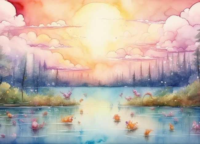 水彩画故事；水彩画完整故事