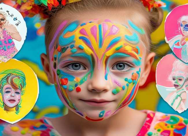 表演妆容儿童彩绘；表演妆容儿童彩绘教程