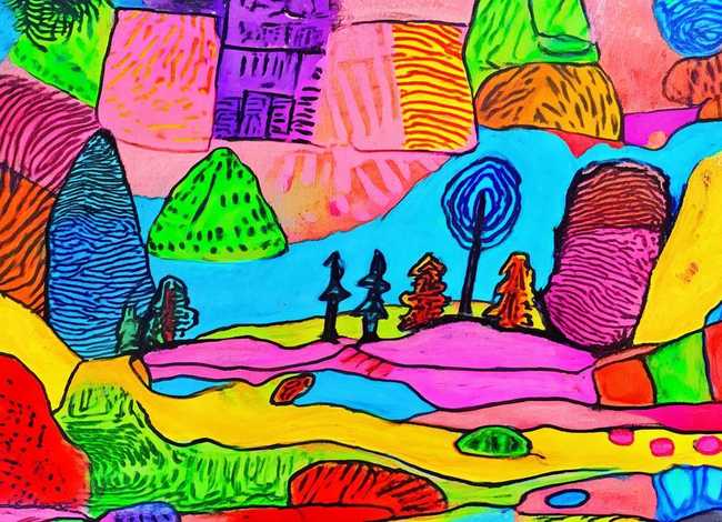 儿童创意指印画 - 创意指印画儿童指印画