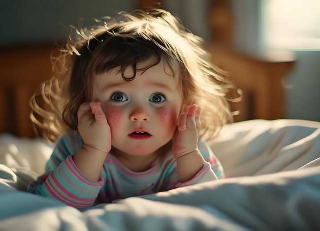 儿童连续几天睡觉起来眼睛肿怎么回事（孩子每天睡觉起来眼睛肿）