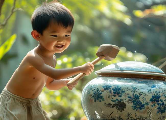 儿童故事司马光砸缸，司马光砸缸的故事幼儿故事