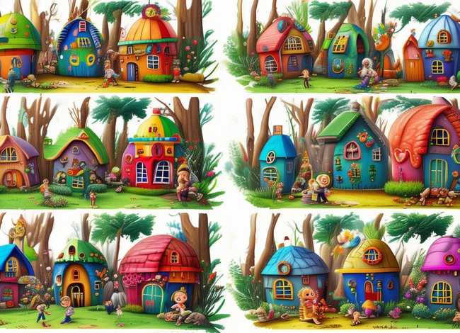 儿童故事100个房子；房子幼儿故事