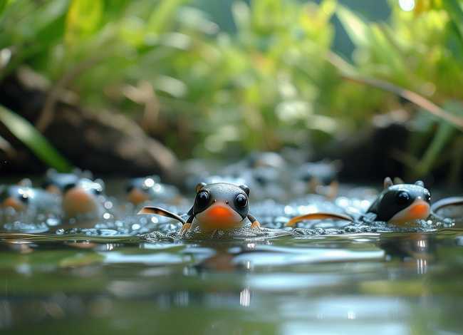 小蝌蚪找妈妈故事图片、小蝌蚪找妈妈故事图片配图