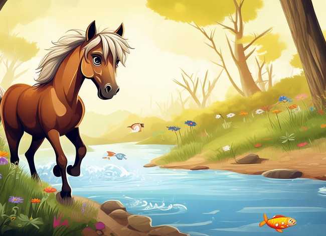 少儿故事小马过河(少儿故事小马过河图片) 少儿故事小马过河(少儿故事小马过河图片)