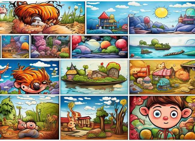 儿童画漫画小故事 少儿漫画手绘小故事