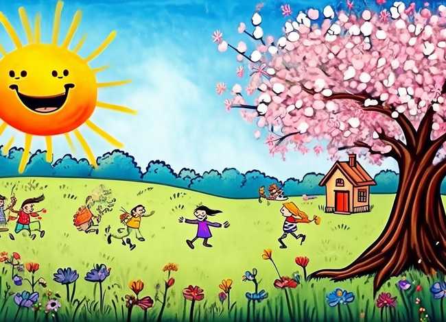 儿童自制绘本春的故事图片 自制春天绘本故事图片