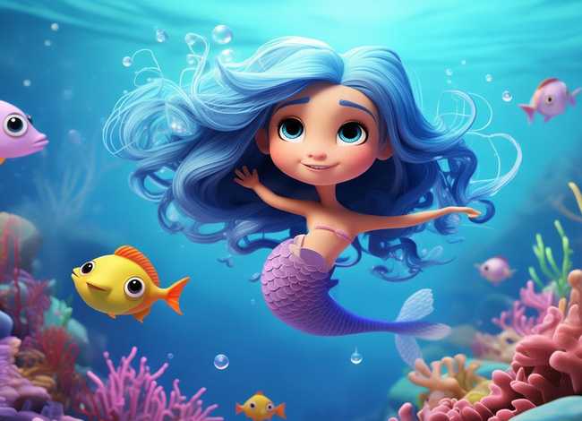 儿童故事美人鱼3-6岁、幼儿故事美人鱼视频