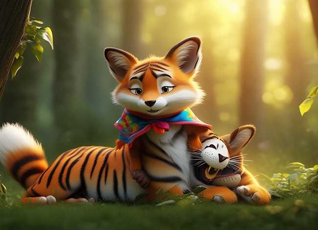 儿童故事狐假虎威文字完整版 幼儿故事狐假虎威文字