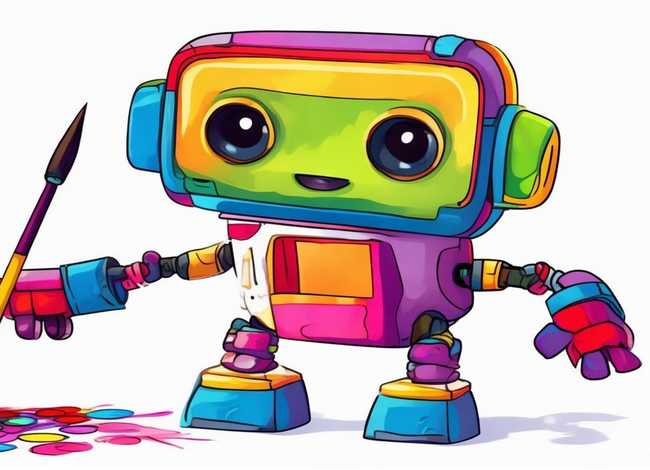 儿童机器人画画图片大全，儿童机器人画画图片大全简单