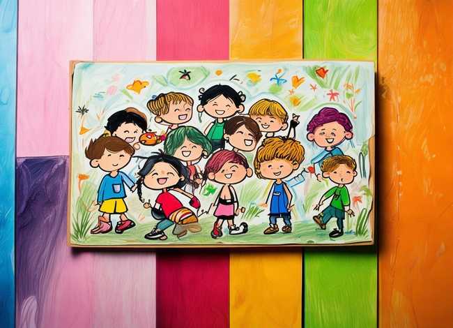 马克笔儿童主题画简单 - 马克笔儿童主题画简单又漂亮