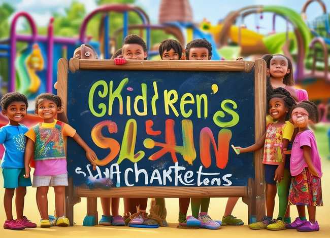 儿童的标语八个字 - 儿童的标语八个字图片