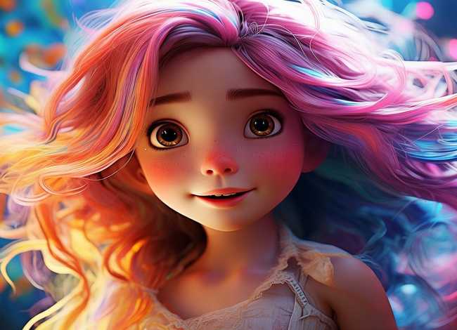 小女孩发型动画、小女孩发型动画视频