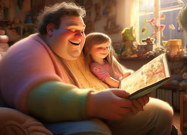 给女朋友讲儿童故事；给小女朋友讲故事