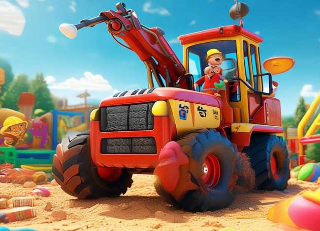 儿童挖掘机动画片视频（儿童挖掘机动画片超长）