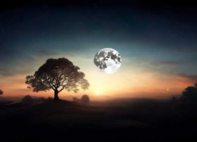 太阳和月亮故事、太阳和月亮故事图片