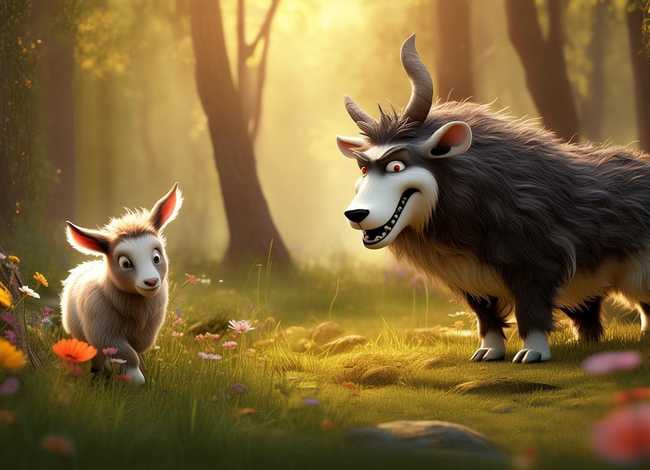 儿童故事大灰狼和小山羊、我想看大灰狼和小山羊的故事