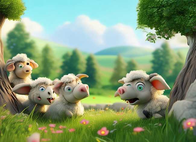 儿童故事三只小羊的故事 三只小羊的故事在线听故事