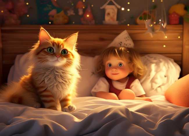 儿童睡前猫咪童话故事、睡前小故事猫咪