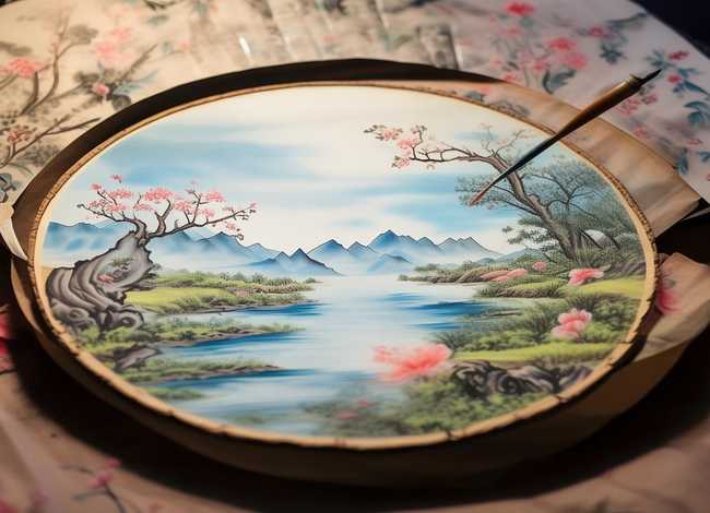 团扇绘画视频（团扇绘画视频大全）