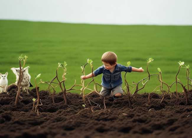 揠苗助长儿童故事ppt模板免费下载；揠苗助长ppt课件免费下载