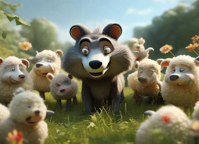 狼和七只小羊儿童故事视频、狼和7只小羊的故事视频