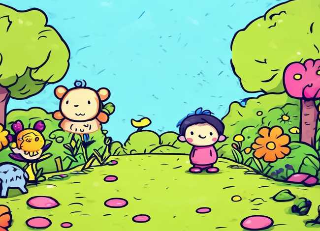 儿童故事简画图；儿童故事简约版图画