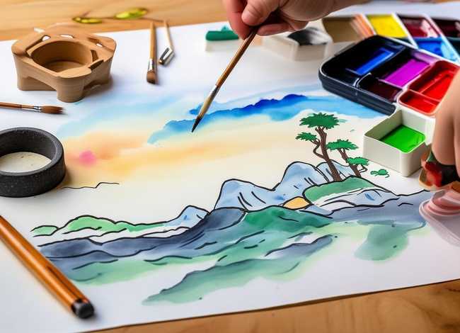 儿童水墨画 - 儿童水墨画需要什么材料