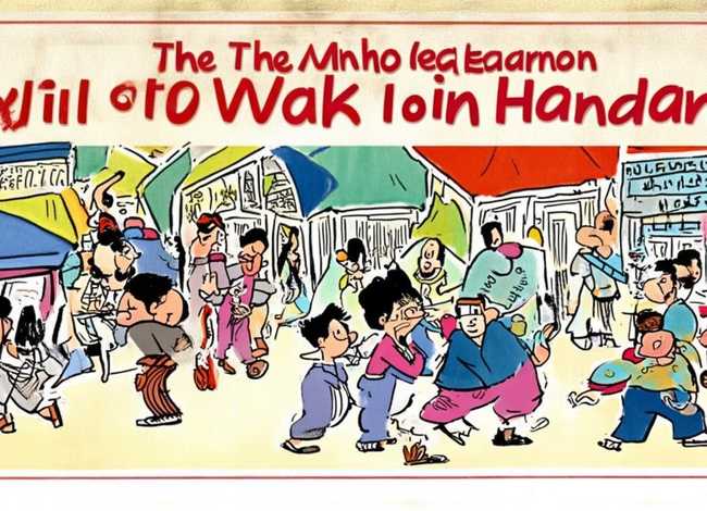 邯郸学步寓言故事手抄报、邯郸学步寓言故事手抄报打印