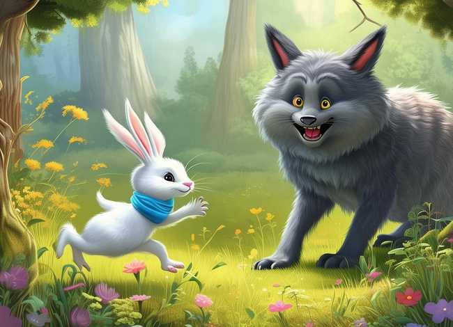 儿童故事大全大灰狼和小白兔，幼儿故事大全小白兔和大灰狼
