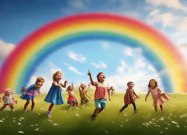 幼儿彩虹的故事、幼儿故事彩虹的颜色