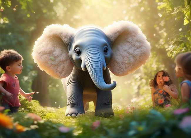 儿童故事大象的耳朵 幼儿故事大象的耳朵
