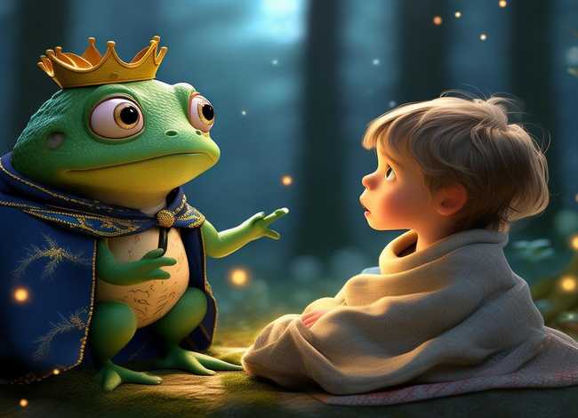 儿童睡前故事青蛙王子的故事，儿童故事睡前故事3-6岁青蛙王子