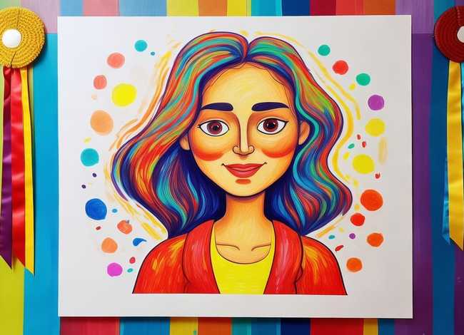 我的妈妈儿童画，我的妈妈儿童画获奖作品