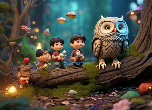 寓言故事儿童画创意画 寓言故事幼儿画