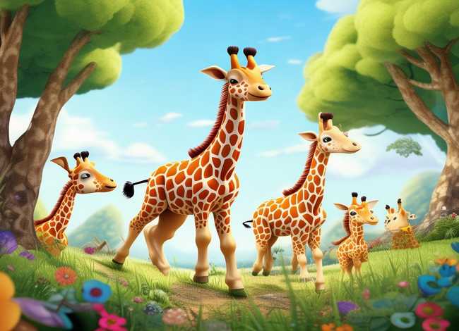 关于长颈鹿的幼儿故事，关于长颈鹿的幼儿故事大全
