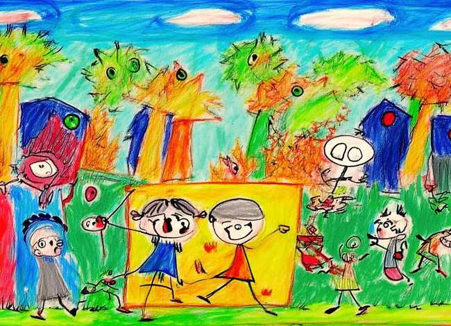 儿童手绘故事画简单；幼儿手绘故事简单的