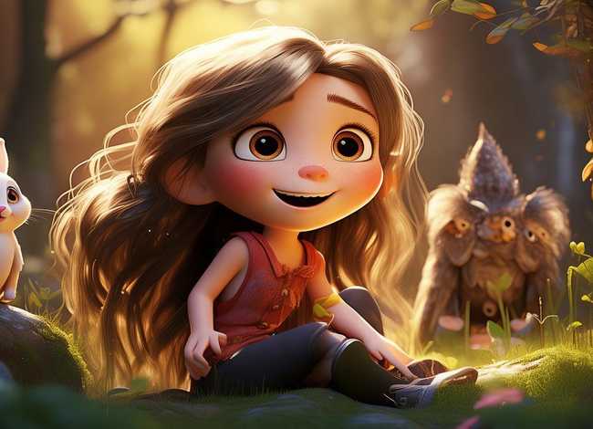 小女孩的故事儿童 - 小女孩的故事视频