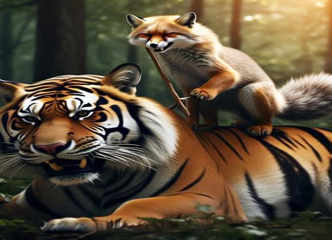 儿童故事狐假虎威寓意，寓言故事狐假虎威故事及寓意